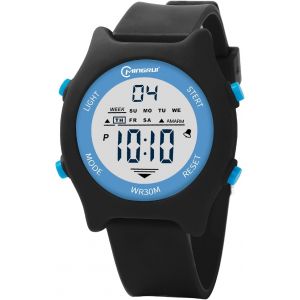 Jgd-Montre Enfant 30m Imperméable À L'eau Montre Enfant Fille Avec Alarme, Chronomètre, Chronomètre, Calendrier, Rétro-Éclairage Pour Les 3-15 Ans - Neuf