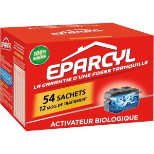 54 Sachets (12 mois de traitement) Activateur Biologique pour Fosses Septiques-Entretien Fosses Septiques - Neuf