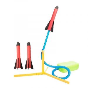 Jouets d'exterieur pour enfants, ensemble de fusees a pas, jeu de sport amusant, jouet de saut de fusee - Neuf