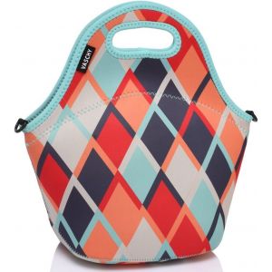 ERSHI-Sac Isotherme Repas Femme, Néoprène Lunch Bag Imperméable Sac Thermique Sac à Pique-Nique Le Déjeuner Fourre-Tout Enfant Hom[1 - Neuf
