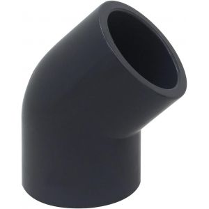 Raccord coude 45 degré pvc piscine manchon a coller coude pression embout arrosage jardin angle agricole.[S114] - Neuf