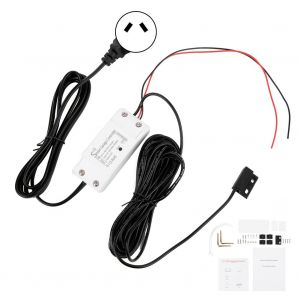 Controleur de porte de garage intelligent, minuterie WiFi, interrupteur d'ouverture a distance pour Alexa/Google Home, application IFTT Smart Life/Tuya, prise AC100-240VAU - Neuf
