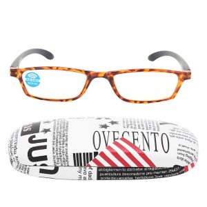 Lunettes de lecture unisexes tendance anti-rayons bleus, soulageant la fatigue visuelle, verres presbytes + 350 monture couleur Douhua - Neuf