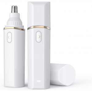 Oayew-Mini Tondeuse Nez,Tondeuse Nez Rechargeable Par Usb Indoloreet Professionnelle, Rasoir Nez Electrique Femme Tondeuse Nez Homme, Portable Et Facile &Agrave; Nettoyer (Blanc,1pc) - Neuf