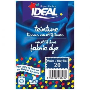 Teinture Idéal multifibres sachet 15g bleu marine - Neuf