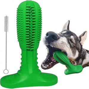 Jouet Pour Chien Brosse &Agrave; Dents Pour Chien B&acirc;ton Chien M&acirc;cher Jouets Pour Chiens De Taille Moyenne Grande Masseur Non Toxique En Caoutchouc Naturel R&eacute;sistant Aux Morsures (M) - Neuf