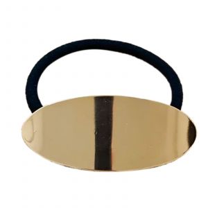 &Eacute;lastique Casual Pour Cheveux &Agrave; Manchon Galet Poliss&eacute; Harmonieux Dor&eacute; - Neuf