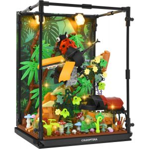 Bloc De Construction Insectes Avec Lumi&egrave;re Led, Jouet De Construction Animaux, Figurines Animaux, Cadeau Pour Enfants Gar&ccedil;ons Filles 8 9 10 11 12+ Ans (552+ Pieces) - Neuf