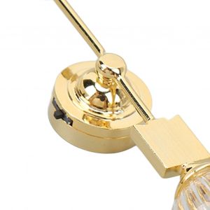 1:12 maison de poup&eacute;e murale Vintage dor&eacute; rond t&ecirc;te miniature verre abat-jour applique murale pour accessoires de maison de poup&eacute;e - Neuf