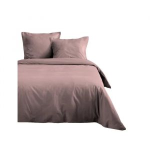Housse De Couette 200 X 200 Cm Uni Rose - Neuf