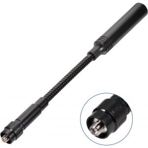 Antenne Pliable pour Radio Amateur U/V Double Bande de 9,25 Pouces 144/430 MHz 3,5 dBi Antenne Femelle SMA &agrave; Gain &eacute;lev&eacute; Compatible avec Le Talkie-walkie BF-888S UV-5R UV-5RE - Neuf