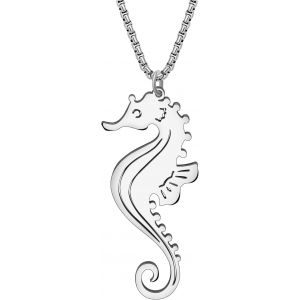 Kal-Collier De Tortue De Mer En Acier Inoxydable Meduse Collier De Crabe Dauphin Requin Pour Femmes Filles Cadeaux Et Bijoux De Collier D&eacute;licats. - Neuf