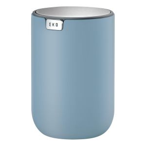Fandy Mini Poubelle De Table Ronde De 1,5 L Avec Couvercle Basculant, Pour Bureau, Maison, Salle De Bain, Chambre &Agrave; Coucher, Voiture (Bleu) - Neuf