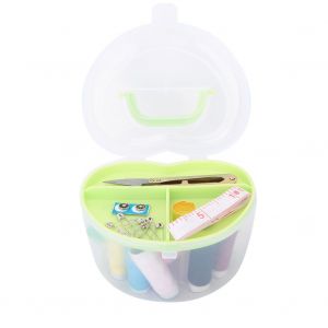 Boite a couture Boite a couture en forme de cour Boite a couture Outil pratique pour aiguilles a coudre - Neuf