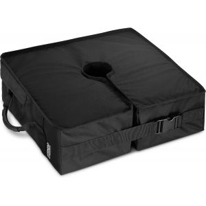 Sac De Poids De Base Pour Parasol,45,7 CmS'adapte À Tout Type De Socle Ou Pied Pour Parasol,Jardin,Patio,ExtérieurInstallation Facile (Noir) - Neuf