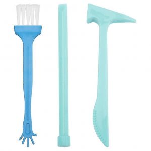 1 ensemble de marteau &agrave; creuser ciseau brosse outils de fouilles arch&eacute;ologiques kit de fouille &eacute;ducatif pour enfants - Neuf