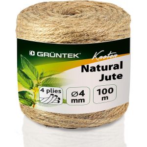 Kalanka-Corde Sisal Griffoir Chat Ficelle Jute 4 Mm Jardinage D&eacute;co. 1 Rouleaux De Corde De Jute 100m Naturel - Neuf