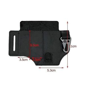 Étui En Cuir Pour Multi-Outils Edc Et Organiseur De Poche Avec Porte-Clés Pour Le Camping, La Randonnée Et Les Aventures En Plein Air - Neuf