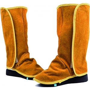 Retardateur De Flamme Couvre-Chaussures, 1 Paire De Cuir De Soudage Guêtres, Retardateur De Flamme Couvre-Chaussures, Des Guêtres De Protection Pour Soudeur Chaussures De Travail, - Neuf