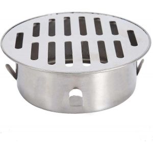 Siphon de sol en acier inoxydable (110 bouche plate) - Neuf