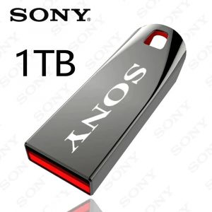 pour SONY Flash Drives 2 To Usb 3.0 Mini cl&eacute; USB en m&eacute;tal haute vitesse 1 To 512 Go cl&eacute; Portable &eacute;tanche m&eacute;moire stockage U disque Black 1TB - Neuf