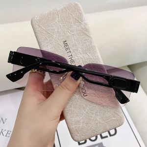 Lunettes de soleil sans cadre pour femmes Verres d&eacute;grad&eacute;s Lunettes de soleil C5 - Neuf