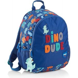 KALSC-Mochila Doble Reciclada Dino Dude,Sac À Dos Mixte Enfant,Bleu,M - Neuf