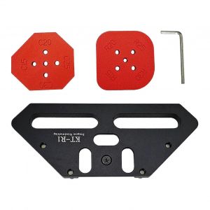 Routeur Jig Mod&egrave;le, Rayon D'angle De Guide, De L'aluminium &Agrave; L'arc De L'outil De D&eacute;coupe De Pr&eacute;cision, Pochoir - Neuf