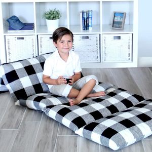 Craze Housse De Coussin De Sol,Solution D'assise Confortable Et &Eacute;l&eacute;gante Pour Enfants,Coussin De Sol Inclinable,Housse De Tapis De Sieste,Plaid,King - Neuf