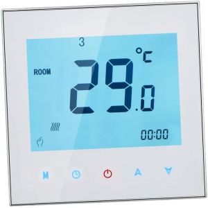 Thermostat, 5A 110-230V Hebdomadaire Programmable Thermostat De Chauffage, Tactile Écran Affichage Lcd Écran, Température Contrôleur De La Chambre - Neuf