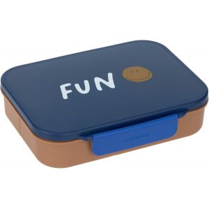 Bo&icirc;te &Agrave; Sandwich Pour Enfants Bo&icirc;te &Agrave; Petit-D&eacute;jeuner Sans Bpa Avec S&eacute;parateur Amovible/Bento-Lunchbox Pattern Party Blue/Green - Neuf