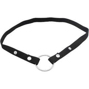 Kal-Chastity Belt Pour Hommes,Cage À Pénis Ceinture Auxiliaire Fixe Avec Anneau Pénien,Chastity Cage Male Ceinture Auxiliaire Réglable Pour Chute Anti-Cage À Pénis,Ceinture De Chasteté (Noir) - Neuf