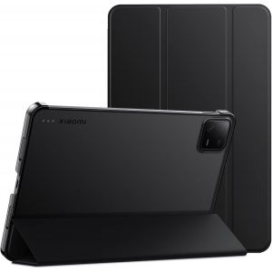 NAERYUT-Coque Pour Xiaomi Mi Pad 6/6 Pro (11 Pouces,Modèle 2023,6Ème Génération),Support Mince Dos Dur Housse Étui Avec Veille/Réveil Automatique (Noir) - Neuf