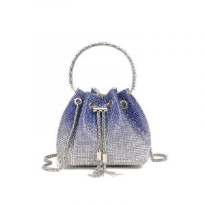 (bleu), les Femmes de l'Embrayage, des Sacs, des Paillettes pochette du Soir, Chics Femmes pochette du Soir, de la Mode des Femmes Sac &agrave; main avec Strass, les Femmes d'Embrayage pour C&eacute;r&eacute;monie de Mariage/Partie/de Bal - Neuf