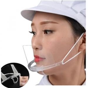 20 Pcs Masque Transparent, Traitement Anti-Buée Masque Sanitaire Convient Pour Hôtel Et Restaurant De Cuisine - Neuf