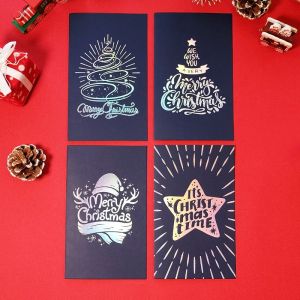 12 morceaux de quatre avec enveloppe couleur de bronzage de No&euml;l de voiture - Neuf