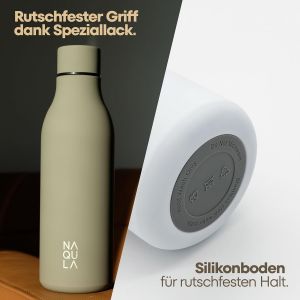 Bouteille Isotherme En Acier Inoxydable 500 Ml. Sans Bpa. Anti-Fuite. Moderne. Bouteille D'eau Minimaliste. Bouteille D'eau Adapt&eacute;e Pour Le Bureau, Le Sport, L'&eacute;cole. Jaune Mangue - Neuf