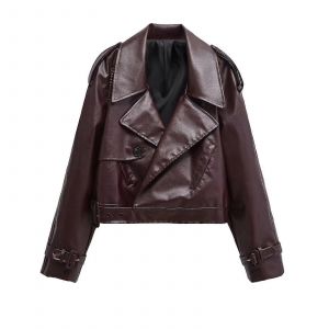 Tendance Notch Lapel Vintage Hommes Veste Vintage Notch Lapel M&eacute;lange De La Laine Slim-Fit Blazer Marine Taille M - Neuf