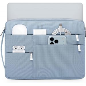 acdsgd-13,3-14 Pouces Housse pour Ordinateur Portable pour MacBook Pro 14 M5-M1, MacBook Air/Pro 13, 13,8-13,5 Surface Laptop/Book, Sacoche pour 13"" HP Dell Lenovo ThinkPad Asus Acer Samsung, Bleu P&acirc;le - Neuf