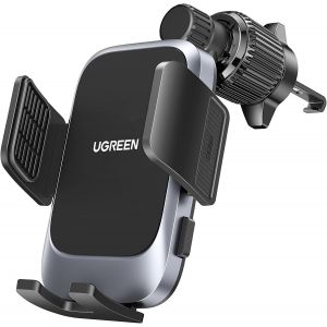 Support T&iquest;&iquest;l&iquest;&iquest;phone Voiture Grille A&iquest;&iquest;ration Accroche Smartphone Auto Ventilation Porte Potable Automobile Pince Compatible avec iPhone 16 Plus Pro Max 15 Galaxy S24 Ultra (Crochet R&iquest;&iquest;glable) - Neuf