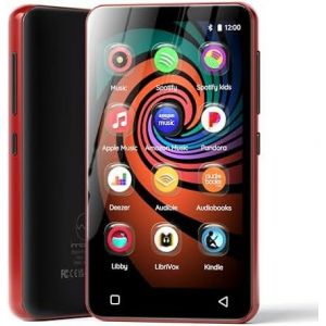 Lecteur Mp3 160 Go Avec Bluetooth Et Wifi, Lecteur De Musique Avec Spotify,Écran Tactile 4"" Android Mp4 Lecteur Mp3 Pour Enfants Avec Libby, Audible, Spotify Kids (Gris) - Neuf