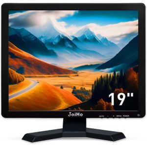 Loc-Écran Pc 19 Pouces 4:3 Moniteur 1280X1024 Couleur Lcd Ecran, Hd Pc Moniteur Avec Hdmi/Vga/Av/Bnc/Usb Pour Pc Raspberry Pi Ordinateur Xbox, Deux Haut Parleurs, Vesa - Neuf