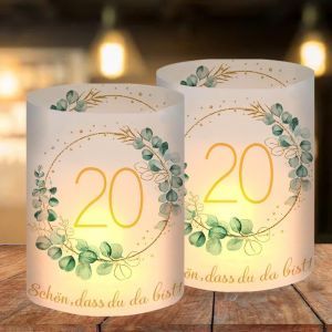 Lot De 12 Photophores Décoratifs De Table Pour 60 Ans, Lanterne Bougies Pour Décoration Anniversaire 60 Ans Homme Femme, Décoration De Table Happy Birthday, Convient Pour Bougies Chauffe-Plat - Neuf