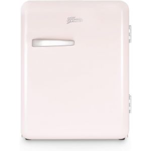 Checarzhn--No1-Mini Bar Vintage 31l Toad6, Mini Frigo De Chambre Compact, Aliments, Boissons, Cosmétiques, Design Vintage, Température Réglable 6°-15°C, 24 Db, Couleur Rose - Neuf