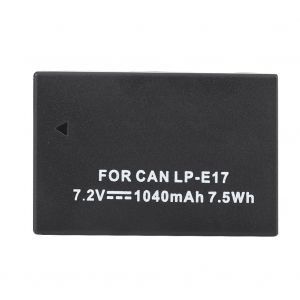 Batterie lithium-ion rechargeable LP-E17 1040 mAh pour appareil photo portable Canon EOS M3 750D 760D - Neuf