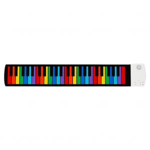 Piano Numerique Electrique Pliable Et Souple Pour Bebe (Multicolore) - Neuf