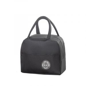Sac à lunch noir réutilisable et isotherme pour femme et homme - Neuf