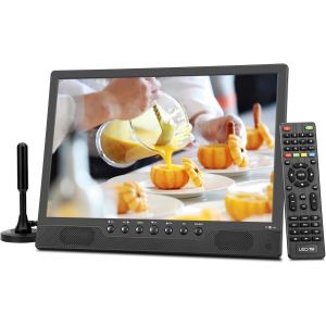 VornixorSarlshop-14.0 inch Digital DVB-T2 Portable TV, Freeview, Batterie Rechargeable, Port USB, Prise Casque, t&eacute;l&eacute;commande, entr&eacute;e AV, entr&eacute;e HDMI - Neuf