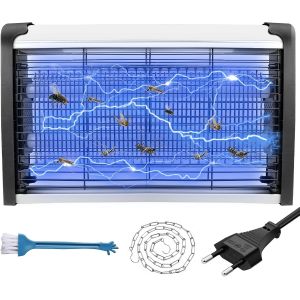 Bordeag Lampe Anti Moustique, Tue Mouche Eléctrique, D'insectes Électrique Lampe Anti-Moustique Lampe UV Anti Moustique Électrique Lampe Moustique 6W UV Destructeur D' Insectes pour L'intérieur - Neuf
