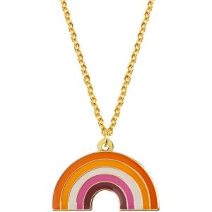 Kal-Rainbow Pansexual Transgender Asexual Bisexual Sun Set Lesbian Nonbinary Polysexual Gender Fluid Necklace Lgbt Necklace Gay Pride Gift Rainbow Pride Necklace Lgbt Jewelry Pride Gift - Neuf